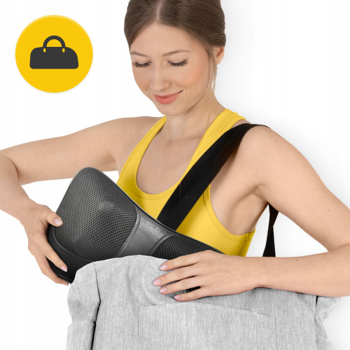 Массажная подушка  4FIZJO Shiatsu Ultra+ Black - фото №4